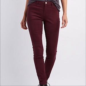 Brand new burgundy Celebrity Pink skinny jeans 🎀